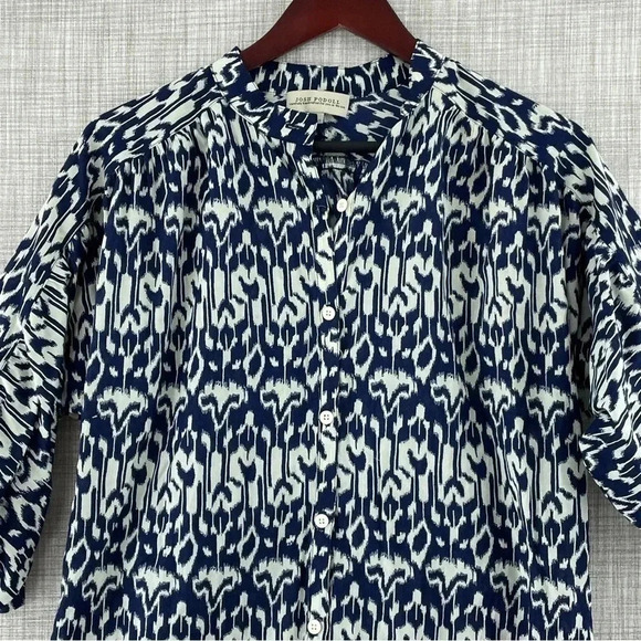 Josh Podoll Womens Size Medium short sleeve button front romper 0076 - Picture 4 of 10